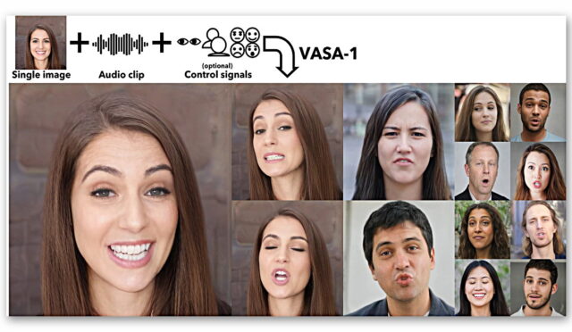 Microsoft, Tek Bir Görsel ve Ses Kaydından Ultra Gerçekçi İnsan Videoları Oluşturabilen “VASA-1” Yapay Zekâ Modelini Tanıttı