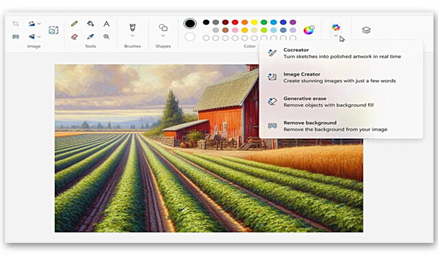 Microsoft’un Yapay Zekâ Modeli Copilot, Şimdi de Paint’e Geliyor!