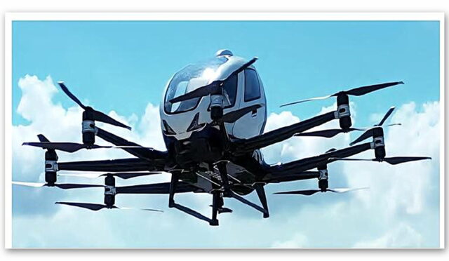 İnsansız eVTOL Uçuşu Gerçekleşti: Çinliler “Uçan Araba” Sektörünü de Ele Geçirecek!