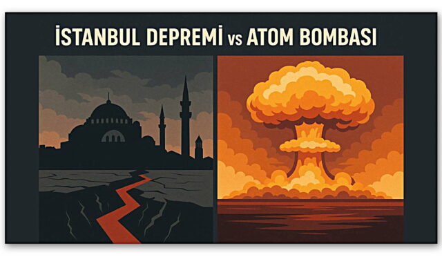 İstanbul depremi kaç atom bombası gücünde?