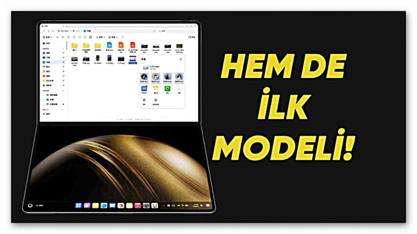 Huawei, İlk Katlanabilir Dizüstü Bilgisayarını Tanıttı: İşte MateBook Fold!