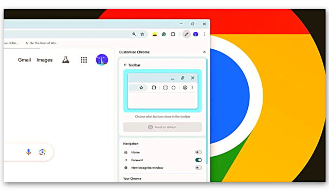 Google Chrome’a araç çubuğu özelleştirme özelliği geldi!