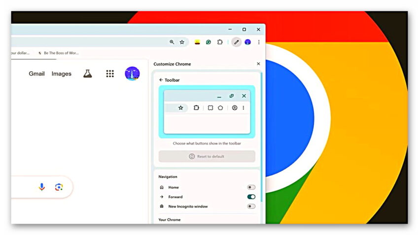 Google Chrome’a araç çubuğu özelleştirme özelliği geldi!