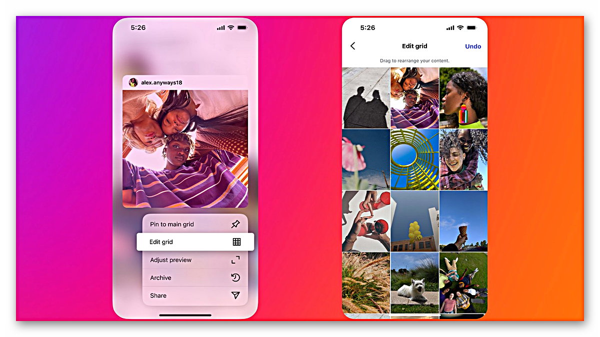 Instagram gönderi sıralamanızı kendiniz belirleyeceksiniz