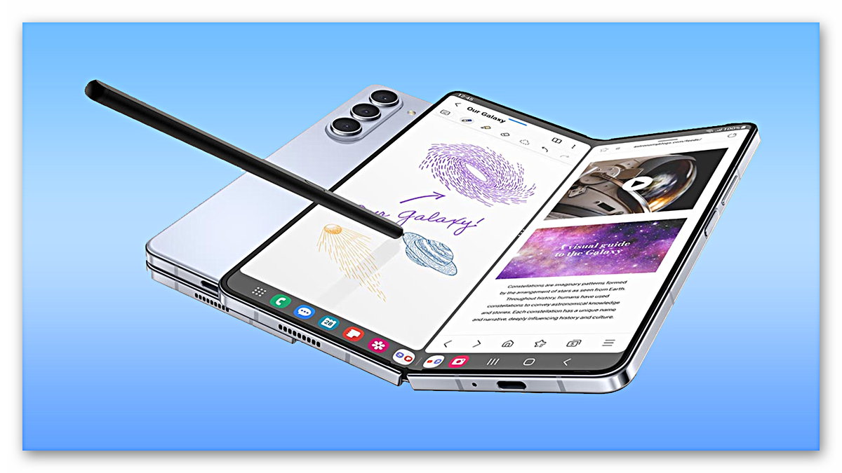 Samsung, üçe katlanabilen telefonu ile geliyor