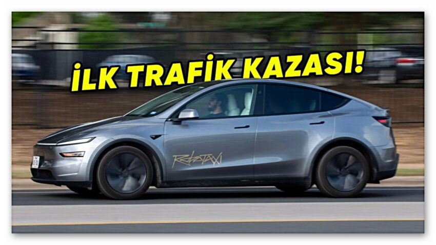 Tesla Robotaksi, İlk Kez Trafik Kazasına Karıştı: Kazanın Basitliğine Çok Şaşıracaksınız! [Video]