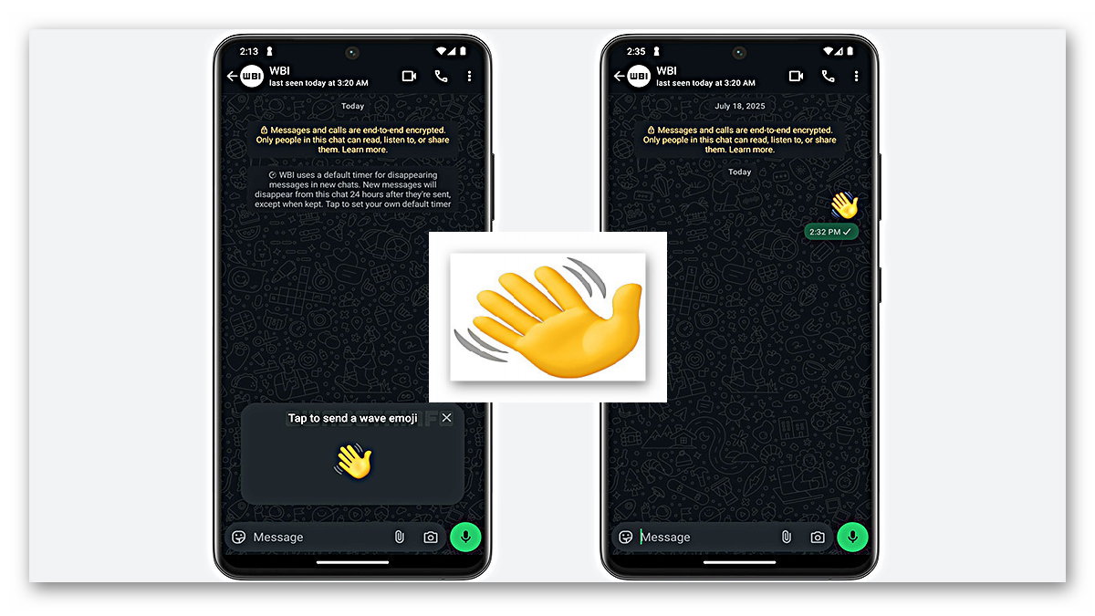WhatsApp'a El Sallama Özelliği Geliyor