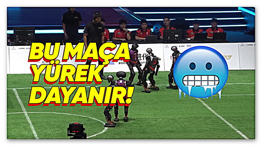 Yapay Zekâ Destekli Mini İnsansı Robotlar Futbol Maçı Yaptı (Kulüpler Dünya Kupası’ndan Daha Heyecanlı) [Video]