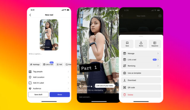 Instagram’a Part Part Reels Atma Özelliği Geliyor: Dizi Bekler Gibi Yeni Bölüm Bekleyeceğiz!