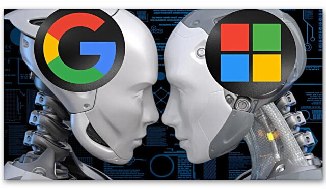 Microsoft ile Google birbirine girdi