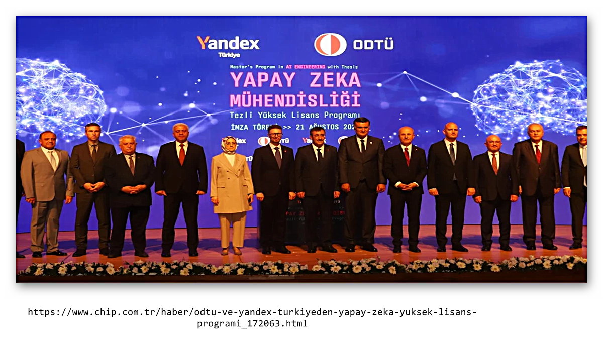 ODTÜ ve Yandex Türkiye’den yapay zeka yüksek lisans programı
