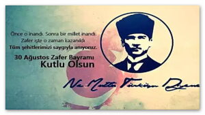 resimli 30 Ağustos Zafer Bayramı mesajları ve sözleri