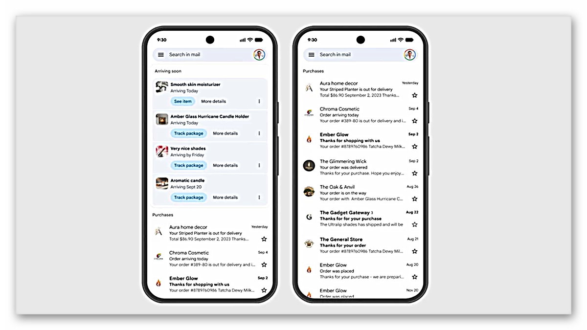Gmail güncellendi