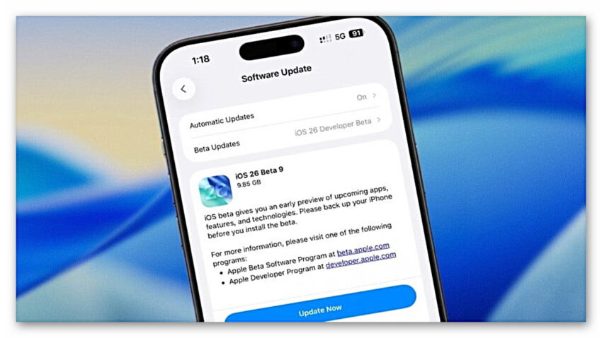 iOS 26 Beta 9 Yayımlandı! Hangi Yenilikler Var?
