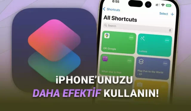 Apple, Kestirmeler Uygulamasını Güncelledi iPhone'lara 25'ten Fazla Yeni Kısayol Geldi