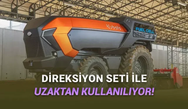 Dünyanın İlk Hidrojen Yakıtlı, Otonom Traktörü: Karşınızda Kubato