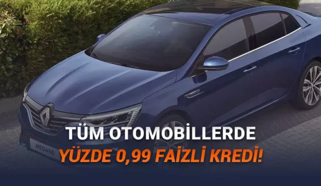 Ekim 2025 Renault Kampanyaları: 1,5 Milyona Megane!