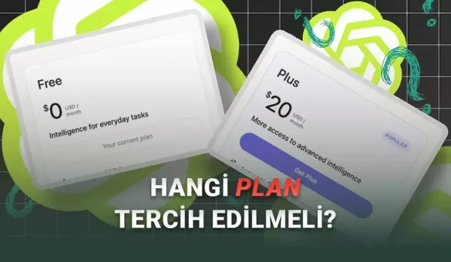 ChatGPT Aboneliklerini Karşılaştırdık: Ücretsiz vs Plus vs Pro (Abone Olmaya Değer mi?)