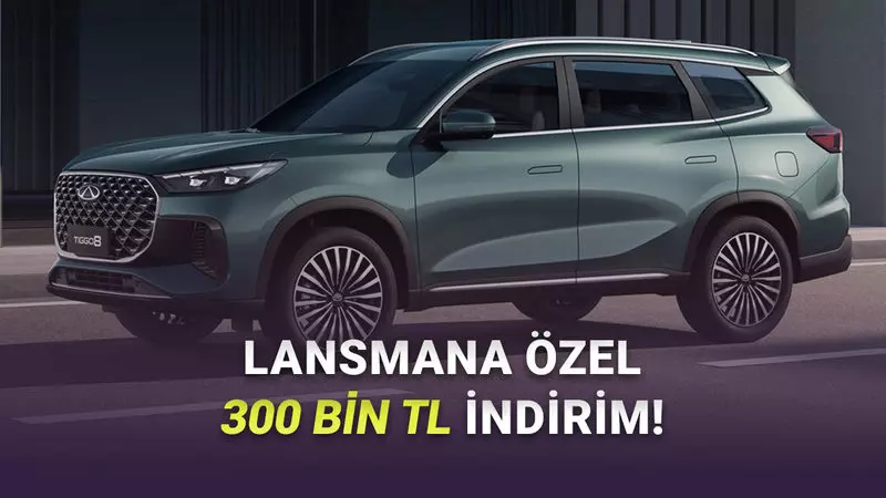 Fiyatıyla da Özellikleriyle de Rakipsiz Yeni Chery Tiggo 8 Türkiye'de