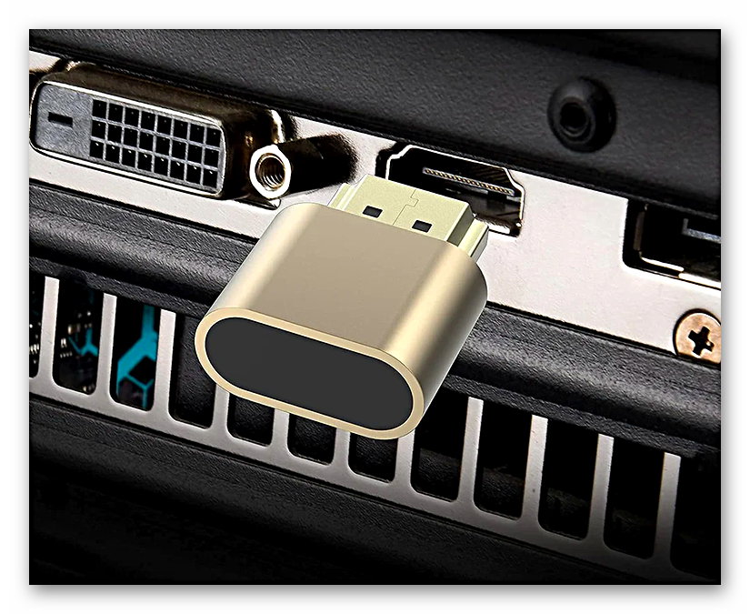 Bilgisayarın arkasına takılan parmak ucu kadar bir fiş, koca bir monitörün işini yapıyor. Teknik dünyada “kör tapa” denilen bu aparat, sistemi kandırarak ekran kartının performans düşürmesini engelliyor.