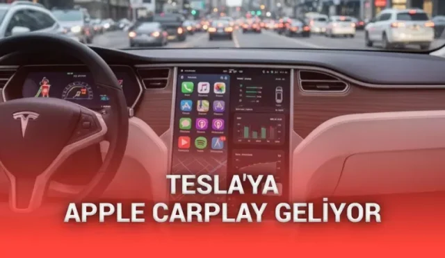 Tesla otomobillere yıllar sonra Apple CarPlay desteği geliyor