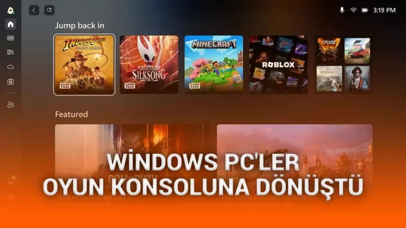 Tüm Windows bilgisayarları oyun konsoluna dönüştüren “Xbox oyun modu” kullanıma sunuldu