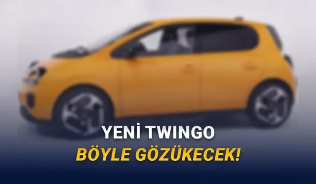 Yeni Renault Twingo'nun Şirin mi Şirin Tasarımı Sızdırıldı