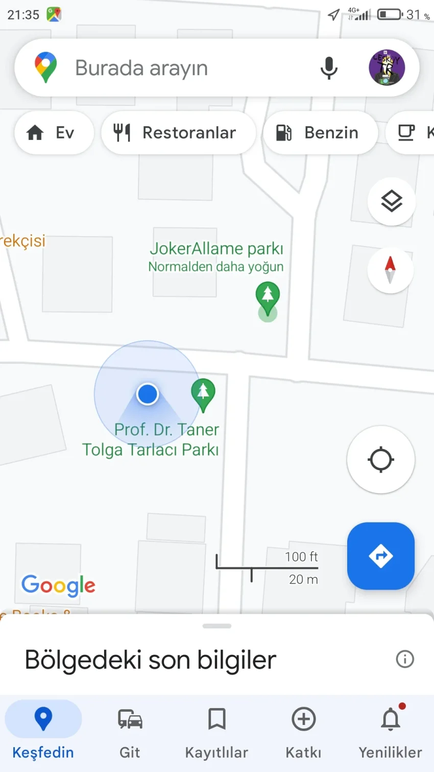 Google Haritalar Aracınızı Park Ettiğiniz Yeri Otomatik Kaydedecek