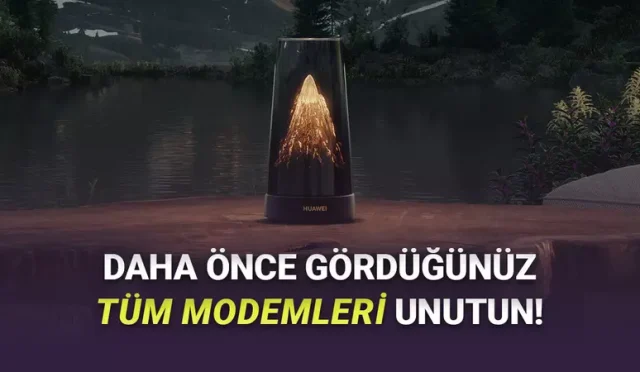 Huawei’nin Bir Dekorasyon Gibi Görünen Harika Tasarımlı Modemiyle Tanışın