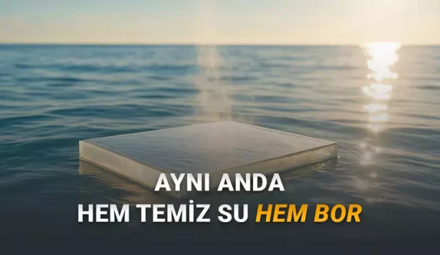 Çinli bilim insanları, geliştirdikleri yeni bir teknoloji sayesinde deniz suyundan aynı anda hem içme suyu hem de bor elde edebilmeye başladılar.