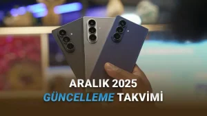 Samsung, Aralık 2025 İçin Güncelleme Takvimini Paylaştı