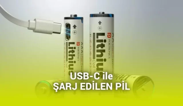 Telefon gibi USB-C takıp şarj edebileceğiniz pil tanıtıldı