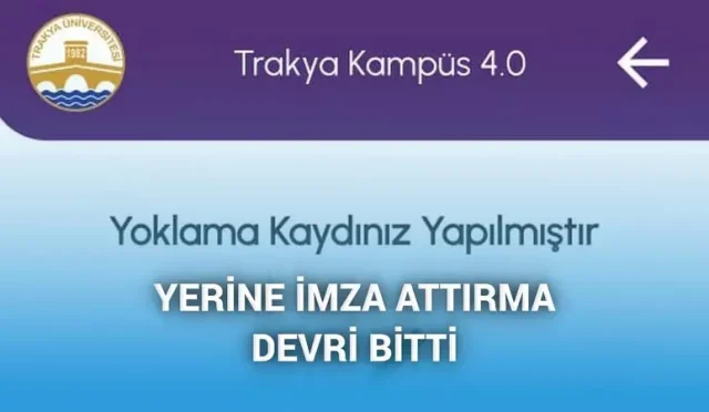 “Benim Yerime İmza Atar mısın?” Devri Bitti: Üniversitelerde QR Kodla Yoklama Alma Dönemi Başladı