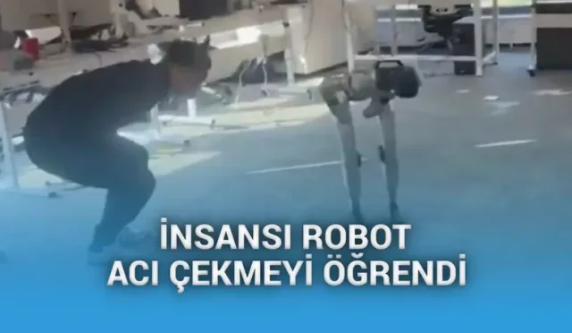 Bir insansı robot, eğitim sırasında eğitmenine yanlışlıkla tekme attı. Eğitmenin acıyla verdiği tepkiyi taklit eden robot, sosyal medyada gündem oldu.