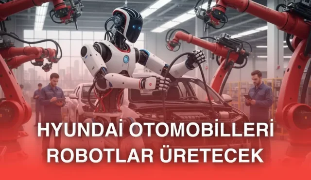 Hyundai, yakında otomobillerini insansı robotlarla üreteceğini açıkladı