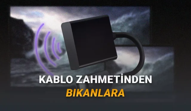 Kablo ile Laptopu TV'ye Bağlama Tarih Oluyor