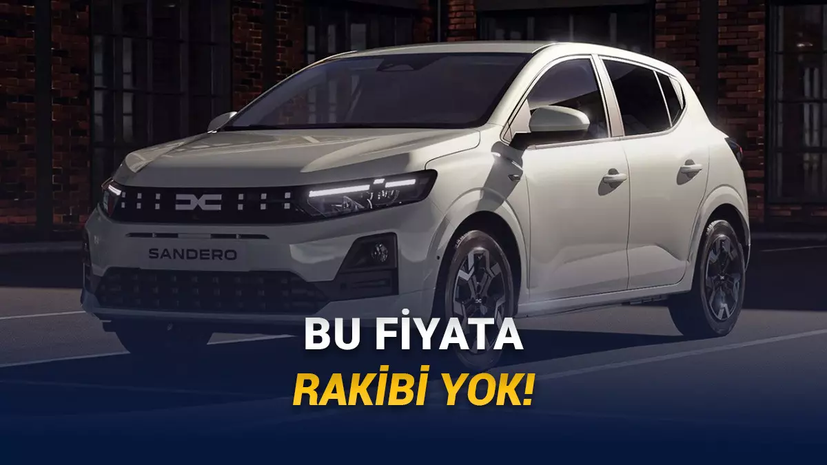 Türkiye'nin En Ucuz Arabası Yeni Dacia Sandero Alınır mı
